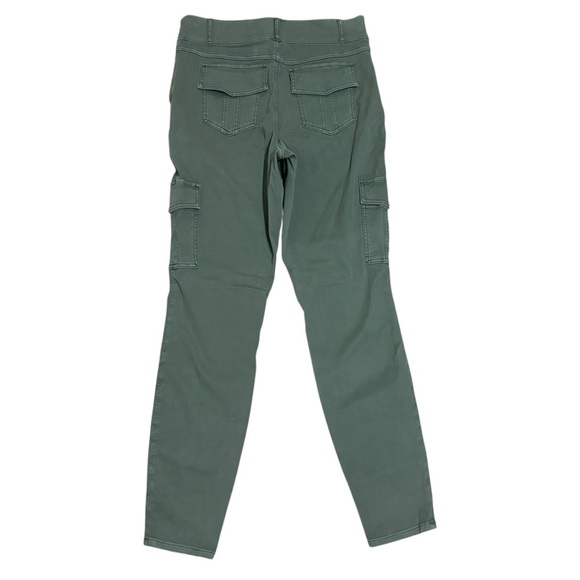 SPANX Stretch Twill Ankle Cargo Pants Sage Green Size 1X TALL Casual - Picture 2 of 8